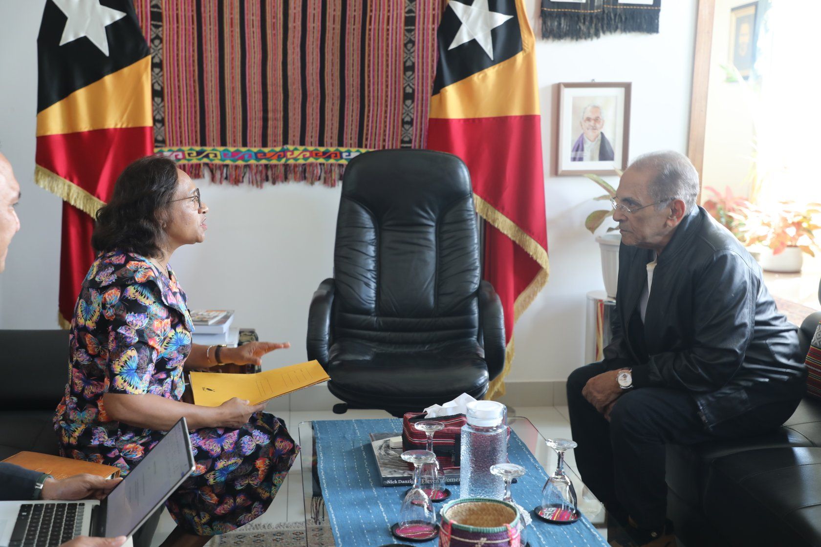 MINISTRA EDUKASAUN HO PREZIDENTE REPÚBLIKA KO'ALIA KONA-BA REUNIAUN CPLP NIAN IHA TIMOR-LESTE